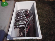 Puit d'accès pour valve